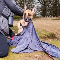 Best Pirce ✔️ Pawdaw of London Luxury 🦮 Dog Drying Bag 👍 -Lords & Labradors Sales pawdaw of london luxury dog drying bag lifestyle outdoors