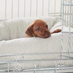 Best deal 🔔 Lords & Labradors Personalised Cosy & Calm Puppy Box Bed 💯 -Lords & Labradors Sales personalised cosy calm puppy box bed regency stripe