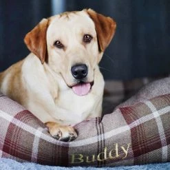 New 😉 Lords & Labradors Personalised Cosy Tweed Box Bed For 🐕 Dogs 😉 28 New 😉 Lords & Labradors Personalised Cosy Tweed Box Bed For 🐕 Dogs 😉 -Lords & Labradors Sales personalised cosy tweed box bed for dogs mulberry close up dog