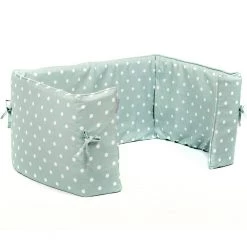 Coupon ๐ Personalised ๐ฆฎ Dog Crate Bumper in Duck Egg Spot by Lords & Labradors ๐ฏ 11 Coupon ๐ Personalised ๐ฆฎ Dog Crate Bumper in Duck Egg Spot by Lords & Labradors ๐ฏ -Lords & Labradors Sales personalised dog crate bumper in duck egg spot by lords labradors studio side