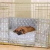 Buy 👏 Personalised 🐶 Dog Crate Bumper in Grey Spot by Lords & Labradors ✨