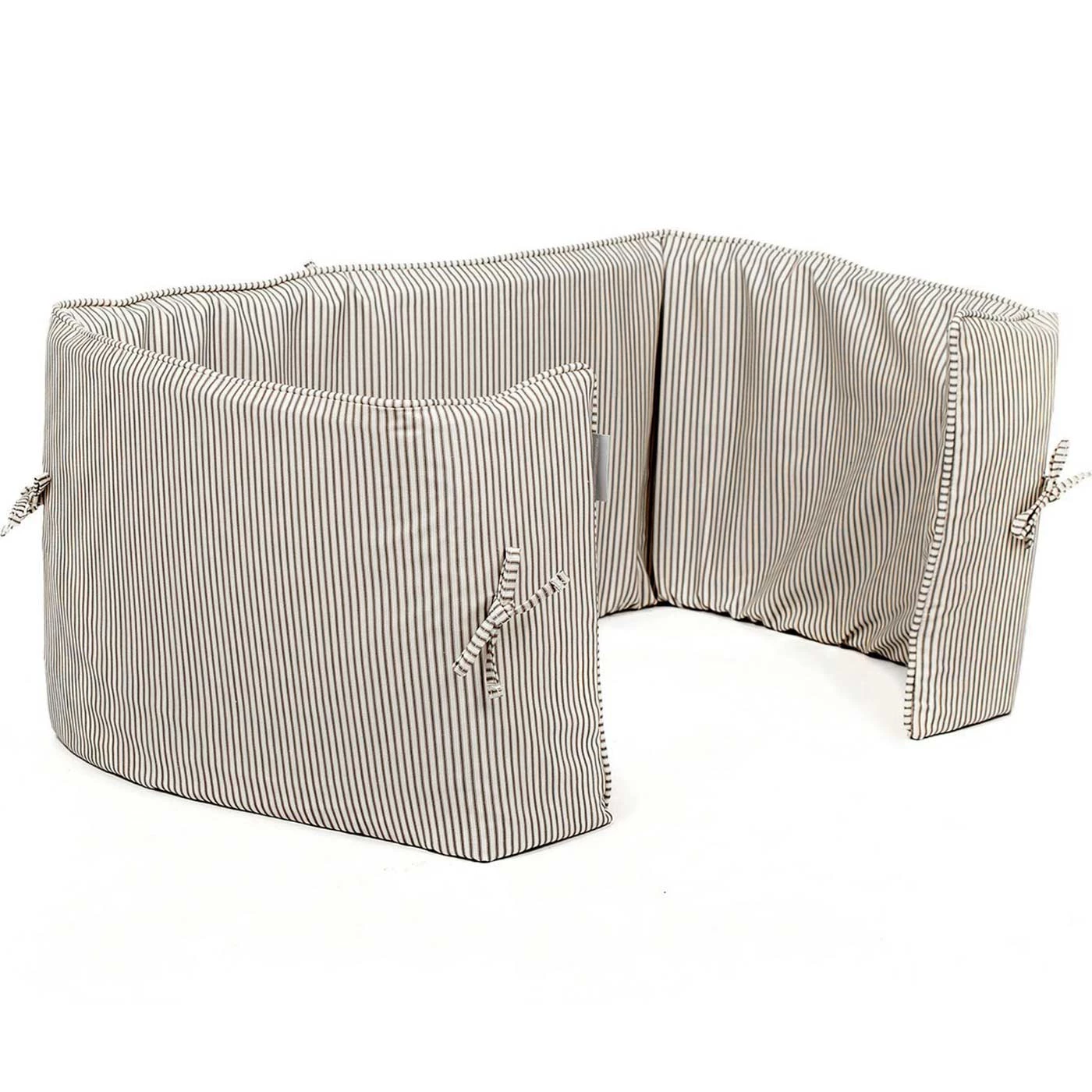 Top 10 ๐คฉ Personalised ๐ถ Dog Crate Bumper in Regency Stripe by Lords & Labradors ๐ฏ 4 Top 10 ๐คฉ Personalised ๐ถ Dog Crate Bumper in Regency Stripe by Lords & Labradors ๐ฏ - Image 4