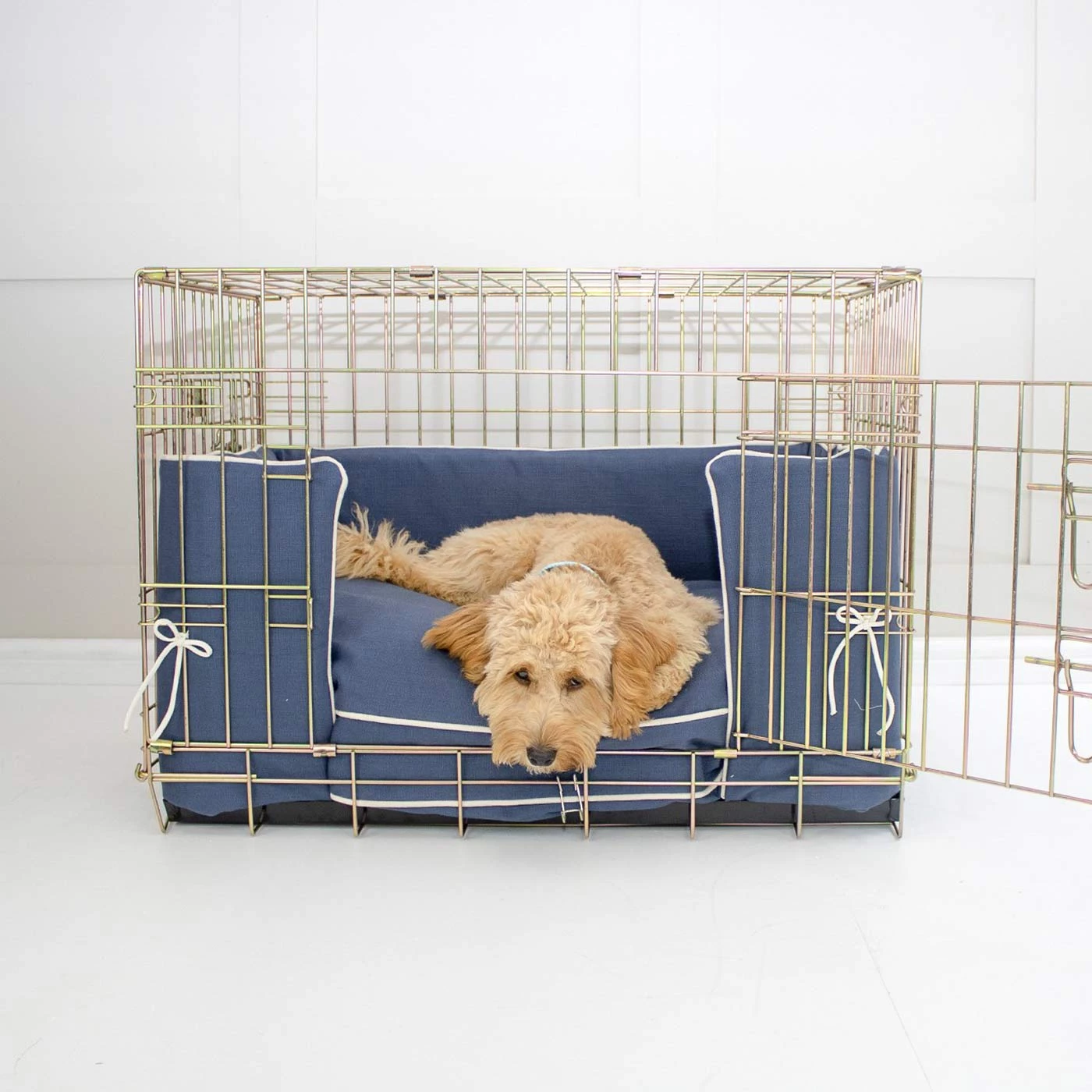 Deals ๐ Personalised ๐ Dog Crate Bumper in Savanna Indigo by Lords & Labradors ๐ 4 Deals ๐ Personalised ๐ Dog Crate Bumper in Savanna Indigo by Lords & Labradors ๐ - Image 4