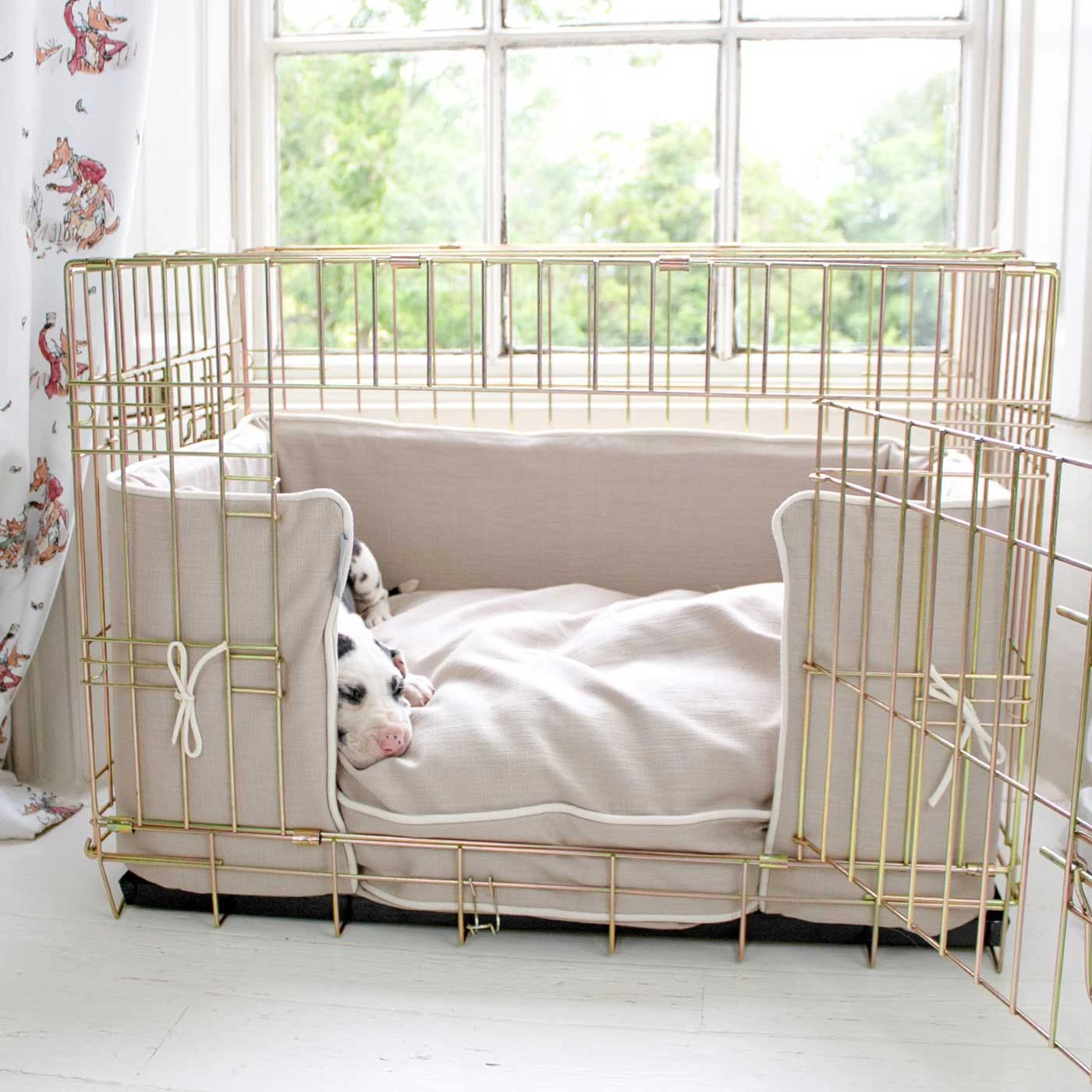 Hot Sale 💯 Personalised 🐶 Dog Crate Bumper in Savanna Oatmeal by Lords & Labradors 🤩 3 Hot Sale 💯 Personalised 🐶 Dog Crate Bumper in Savanna Oatmeal by Lords & Labradors 🤩 - Image 3