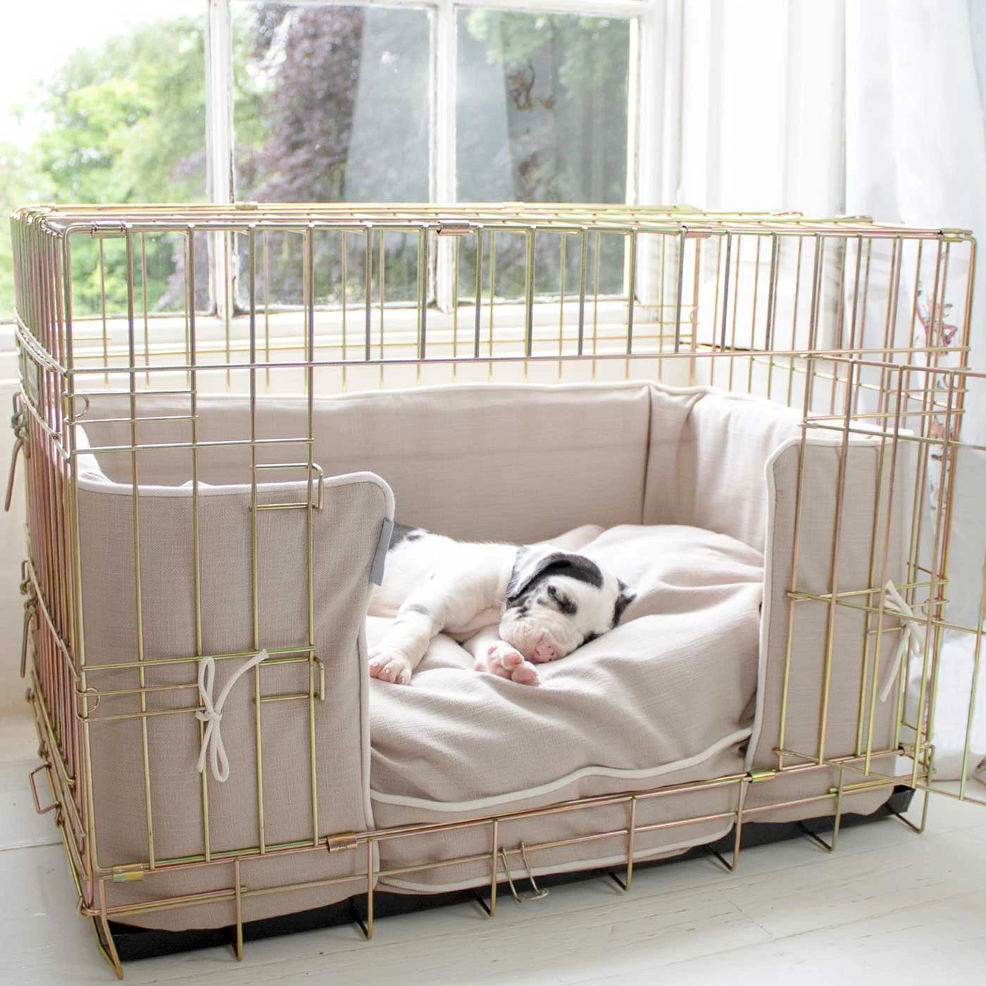 Hot Sale 💯 Personalised 🐶 Dog Crate Bumper in Savanna Oatmeal by Lords & Labradors 🤩 2 Hot Sale 💯 Personalised 🐶 Dog Crate Bumper in Savanna Oatmeal by Lords & Labradors 🤩 - Image 2