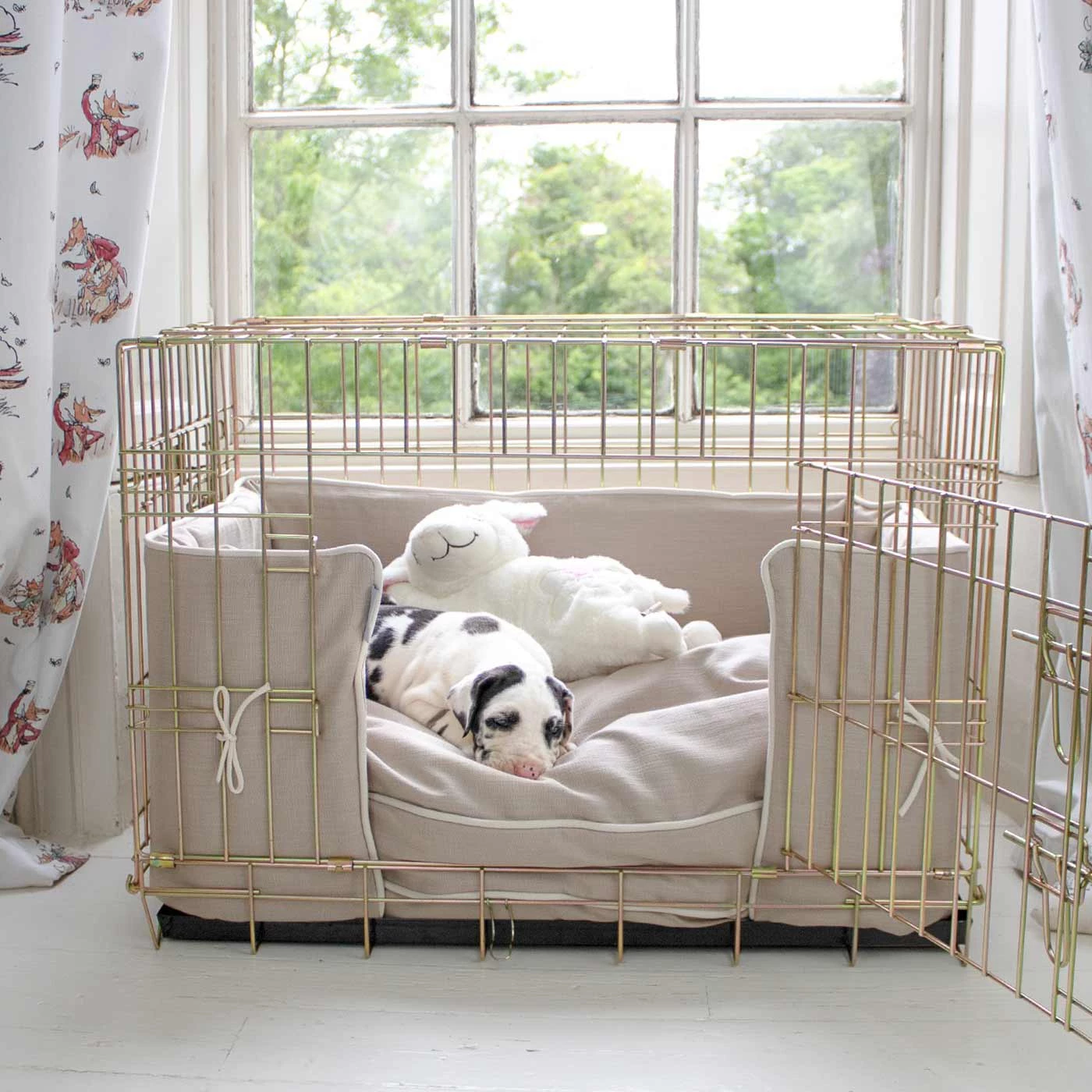 Hot Sale 💯 Personalised 🐶 Dog Crate Bumper in Savanna Oatmeal by Lords & Labradors 🤩 6 Hot Sale 💯 Personalised 🐶 Dog Crate Bumper in Savanna Oatmeal by Lords & Labradors 🤩 - Image 6