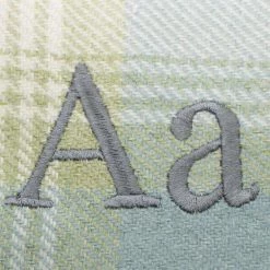 Budget 🎁 Personalised 🦮 Dog Crate Cover in Balmoral Duck Egg Tweed by Lords & Labradors 😀 -Lords & Labradors Sales personalised dog crate cover in balmoral duck egg tweed by lords labradors letters