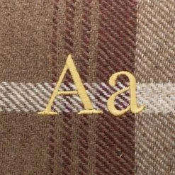 Budget ⭐ Personalised 🦮 Dog Crate Cover in Balmoral Mulberry Tweed by Lords & Labradors 😀 -Lords & Labradors Sales personalised dog crate cover in balmoral mulberry tweed by lords labradors letters