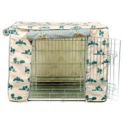 Budget 🤩 Personalised 🐶 Dog Crate Cover in Central Park by Lords & Labradors 💯 -Lords & Labradors Sales personalised dog crate cover in central park by lords labradors