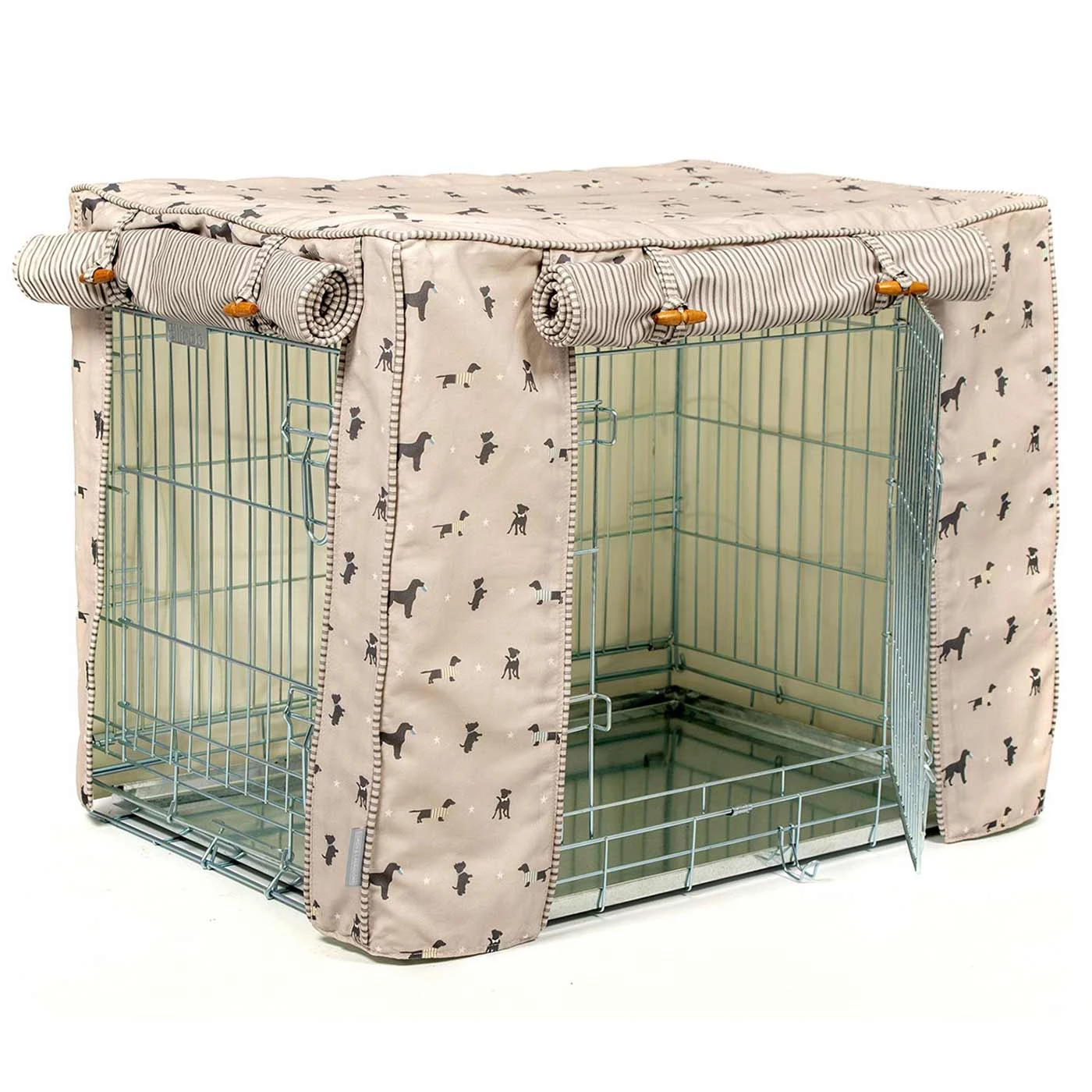 Best deal ๐ Personalised ๐ถ Dog Crate Cover in Cosmopolitan ๐ถ Dog Cotton by Lords & Labradors ๐ 4 Best deal ๐ Personalised ๐ถ Dog Crate Cover in Cosmopolitan ๐ถ Dog Cotton by Lords & Labradors ๐ - Image 4