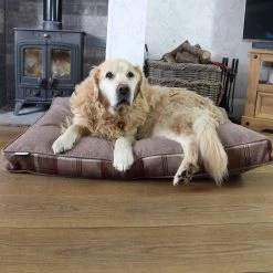 Best deal 🎉 Personalised 🐶 Dog Cushion in Balmoral Mulberry Tweed by Lords & Labradors ⭐ -Lords & Labradors Sales personalised dog cushion in balmoral mulberry tweed by lords labradors lifestyle dog