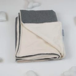 Outlet 🤩 Personalised 🦮 Dog & Puppy Cosy Tweed Blanket By Lords & Labradors 👏 -Lords & Labradors Sales personalised dog puppy cosy tweed blanket by lords labradors dove grey herringbone