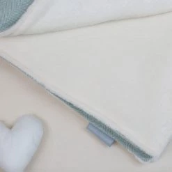 Outlet 🤩 Personalised 🦮 Dog & Puppy Cosy Tweed Blanket By Lords & Labradors 👏 -Lords & Labradors Sales personalised dog puppy cosy tweed blanket by lords labradors duck egg close up