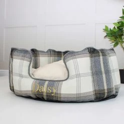 Buy 🛒 Lords & Labradors Personalised High Wall Neutral Tweed Bed For 🐕 Dogs 🤩 -Lords & Labradors Sales personalised high wall neutral tweed bed for dogs