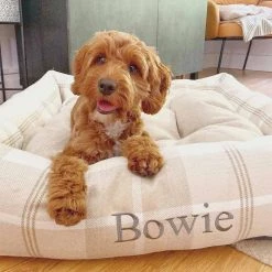 Best reviews of 🎉 Lords & Labradors Personalised Neutral Tweed Box Bed For 🐕 Dogs 👏 -Lords & Labradors Sales personalised neutral tweed box bed for dogs natural tweed