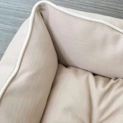 Promo 🥰 Lords & Labradors Personalised Savanna Box Bed For 🐕 Dogs 🛒 -Lords & Labradors Sales personalised savanna box bed for dogs oatmeal corner