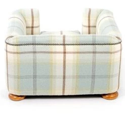 Coupon 🌟 Lords & Labradors Personalised Tetford Chesterfield in Duck Egg Tweed ✨ -Lords & Labradors Sales personalised tetford chesterfield in duck egg tweed back