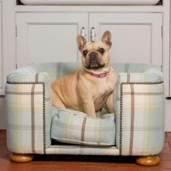 Coupon ๐ Lords & Labradors Personalised Tetford Chesterfield in Duck Egg Tweed โจ