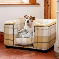 Lords & Labradors Sales -Lords & Labradors Sales personalised tetford square chesterfield in ochre ash tweed lifestyle