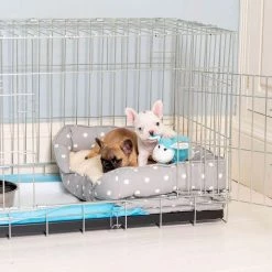 Outlet 😉 Puppy Crate Beds By Lords & Labradors 🌟 -Lords & Labradors Sales puppy crate beds by lords labradors grey