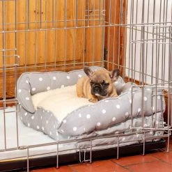 Outlet 😉 Puppy Crate Beds By Lords & Labradors 🌟 -Lords & Labradors Sales puppy crate beds by lords labradors grey spot