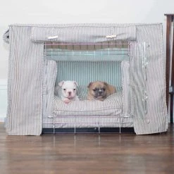Wholesale ๐งจ Dog Crate Set in Regency Stripe by Lords & Labradors โค๏ธ