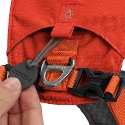 Budget 💯 RuffWear Hi & Light Harness ✨ 8 Budget 💯 RuffWear Hi & Light Harness ✨ -Lords & Labradors Sales ruffwear hi light harness orange light close up