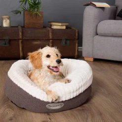 Top 10 🤩 Scruffs Ellen Donut Pet Bed 👍 -Lords & Labradors Sales scruffs ellen donut pet bed brown lifestyle
