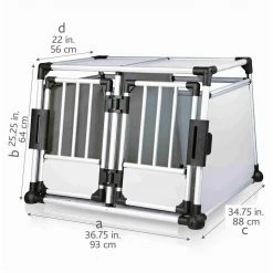 Best Pirce ❤️ Trixie Friends On Tour 🦮 Dog Double Transport Box ✨ -Lords & Labradors Sales seconds trixie friends on tour dog double transport box dimensions