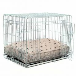 Best Sale 🥰 Dog Crate with Cotton Cushion by Lords & Labradors 🛒 10 Best Sale 🥰 Dog Crate with Cotton Cushion by Lords & Labradors 🛒 -Lords & Labradors Sales silver dog crate and cotton cushion set by lords labradors cosmopolitan dog