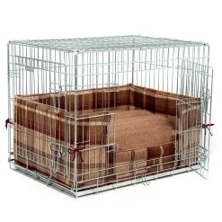 New ๐ Dog Crate with Cosy Tweed Cushion & Bumper by Lords & Labradors ๐งจ