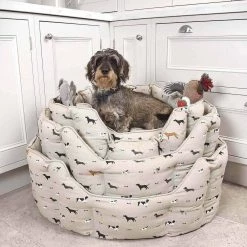 Cheapest ๐ Sophie Allport ๐ Dog Bed in Woof! Print ๐ 9 Cheapest ๐ Sophie Allport ๐ Dog Bed in Woof! Print ๐ -Lords & Labradors Sales sophie allport dog bed in woof print dog lifestyle