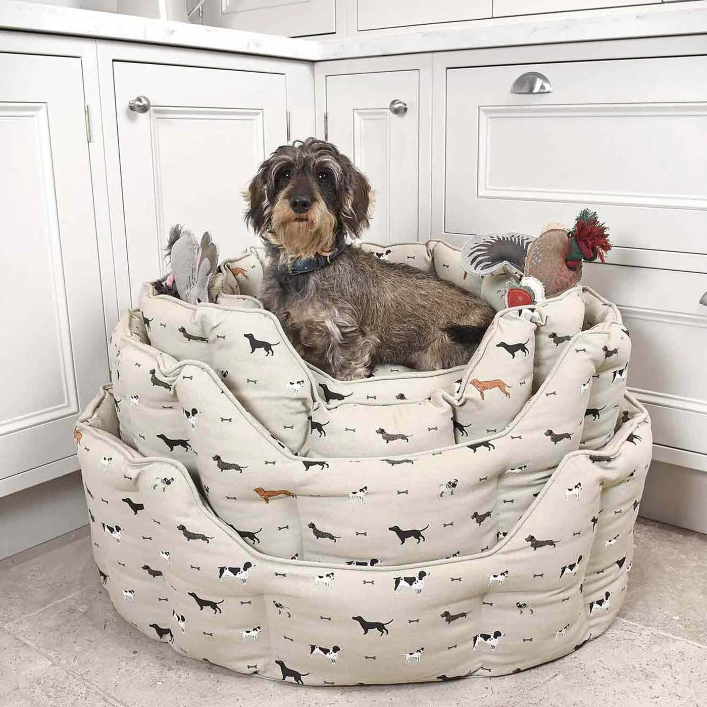 Cheapest ๐ Sophie Allport ๐ Dog Bed in Woof! Print ๐ 3 Cheapest ๐ Sophie Allport ๐ Dog Bed in Woof! Print ๐ - Image 3