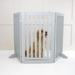 Top 10 🛒 Lords & Labradors Medium Wooden 🦮 Dog Gate 🤩 10 Top 10 🛒 Lords & Labradors Medium Wooden 🦮 Dog Gate 🤩 -Lords & Labradors Sales white wooden dog gate grey closed